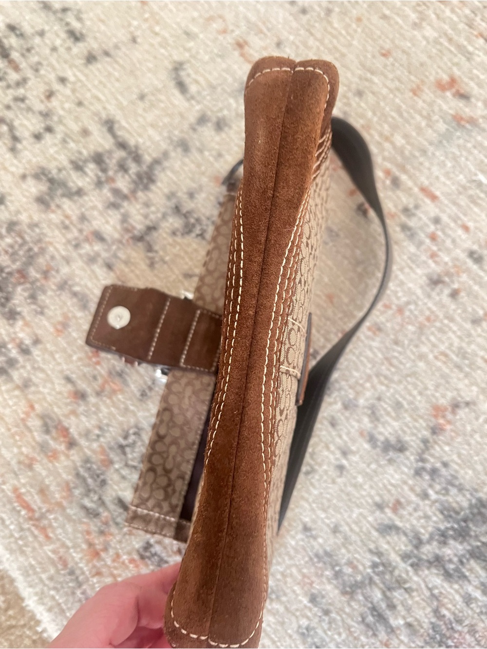 Coach Auth Vintage Y2K SoHo Brown Suede - Picture 3 of 10